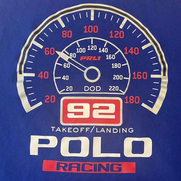 Polo Ralph Lauren 1 Speedometer Racing LS Tee - Picture 2 of 5
